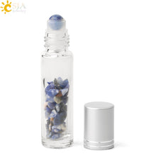 Load image into Gallery viewer, Refillable Essential Oil Bottle Diffuse Roller Ball Glass Bottles 10ml
