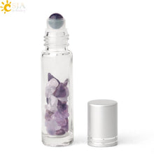 Load image into Gallery viewer, Refillable Essential Oil Bottle Diffuse Roller Ball Glass Bottles 10ml
