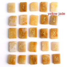 Load image into Gallery viewer, Natural Crystal Runes Stones
