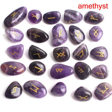 Load image into Gallery viewer, Natural Crystal Runes Stones
