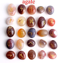 Load image into Gallery viewer, Natural Crystal Runes Stones
