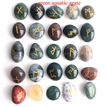 Load image into Gallery viewer, Natural Crystal Runes Stones
