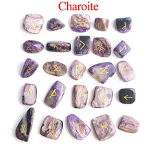 Load image into Gallery viewer, Natural Crystal Runes Stones
