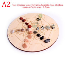 Load image into Gallery viewer, Crystal healing grid with crystals
