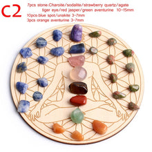 Load image into Gallery viewer, Crystal healing grid with crystals
