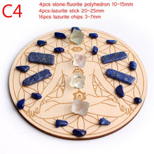 Load image into Gallery viewer, Crystal healing grid with crystals
