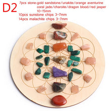 Load image into Gallery viewer, Crystal healing grid with crystals
