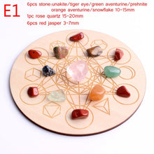 Load image into Gallery viewer, Crystal healing grid with crystals
