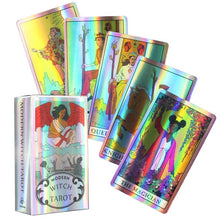 Load image into Gallery viewer, The Oracle Of Ethereal visions Holographic Tarot Deck
