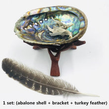 Load image into Gallery viewer, Salvia Black Turkey Feather White Sage Purification Guide Feather
