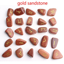 Load image into Gallery viewer, Natural Crystal Runes Stones
