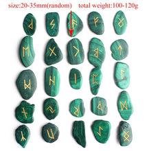 Load image into Gallery viewer, Natural Crystal Runes Stones
