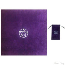 Load image into Gallery viewer, Pentagram Tarot Tablecloth with Bag
